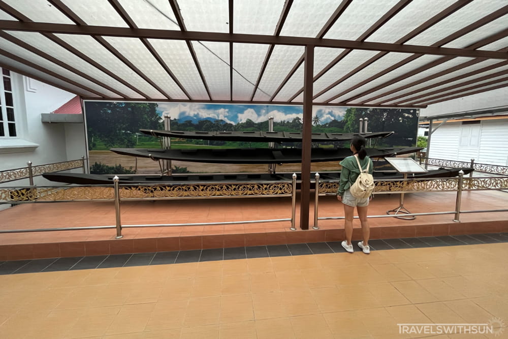 Dug Out Canoes At Perak Museum In Taiping