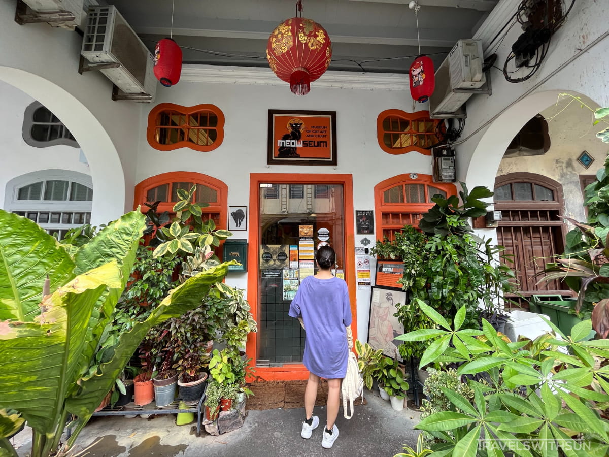 Entrance Of Meowseum Museum Of Cat Art & Craft In George Town, Penang