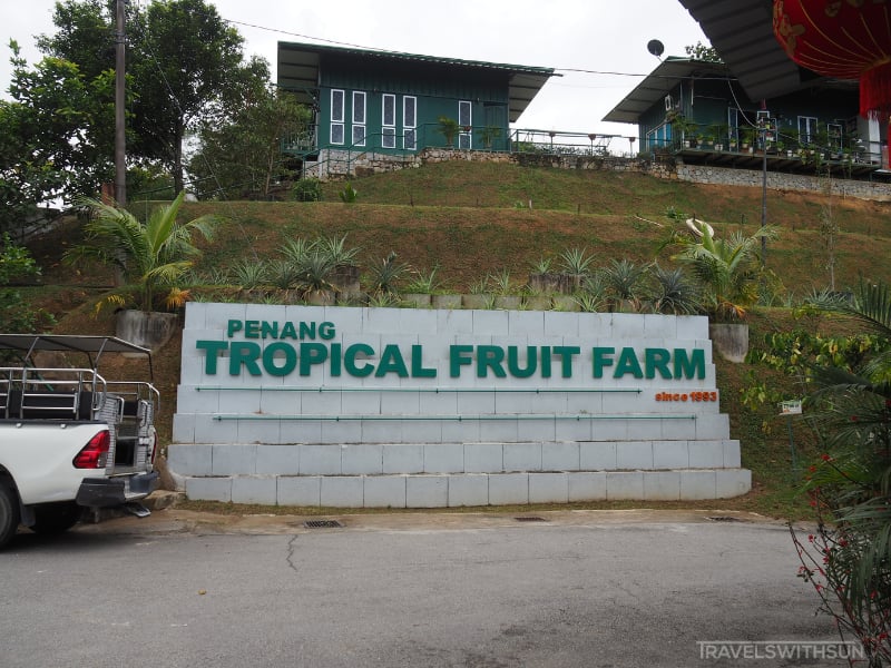 Entrance Of Tropical Fruit Farm In Teluk Bahang, Penang