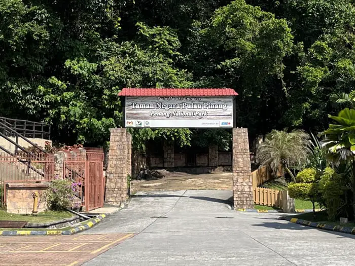 Entrance To Penang National Park