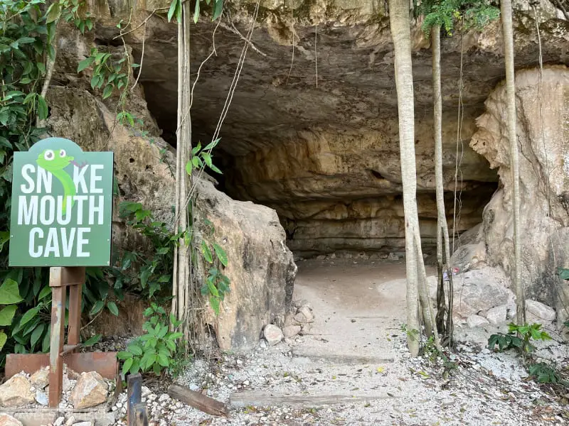 Entrance To Snake Mouth Cave At Tasik Cermin