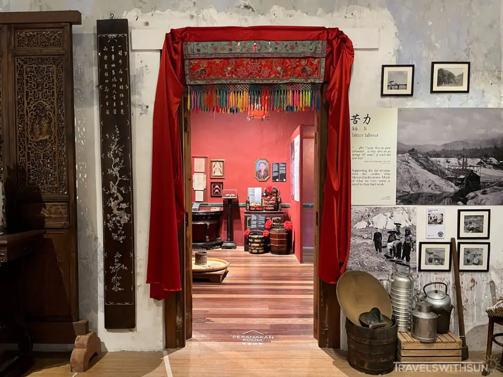Entrance To The Peranakan Section At 22 Hale Street Heritage Gallery