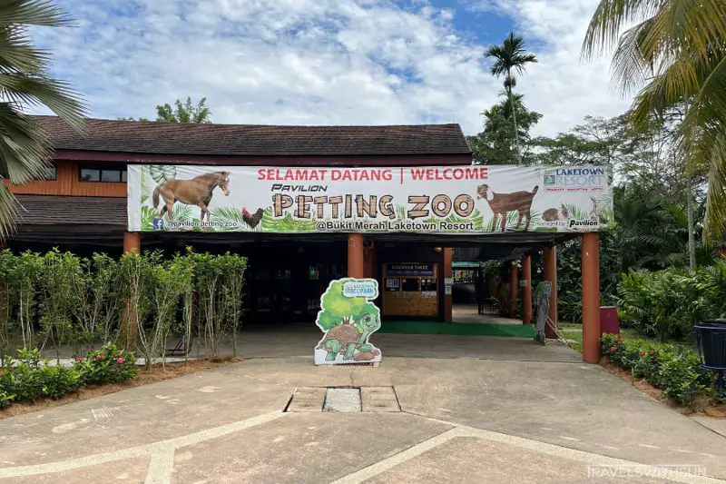 Entrance To The Petting Zoo Outside Bukit Merah Laketown Resort And Waterpark
