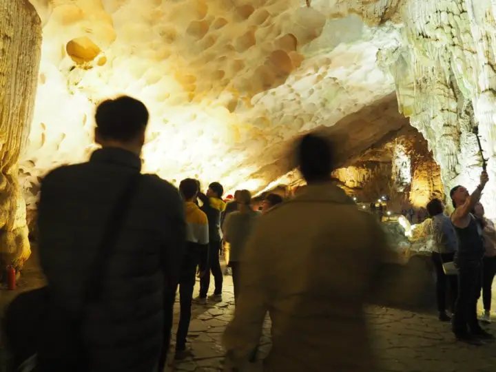 Exploring Sung Sot cave