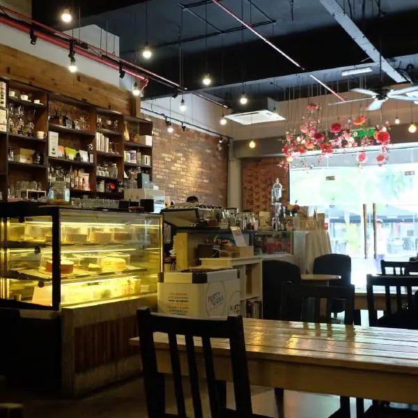 Exposed Brick Interior Of Tipsy Brew O’Coffee, Puchong