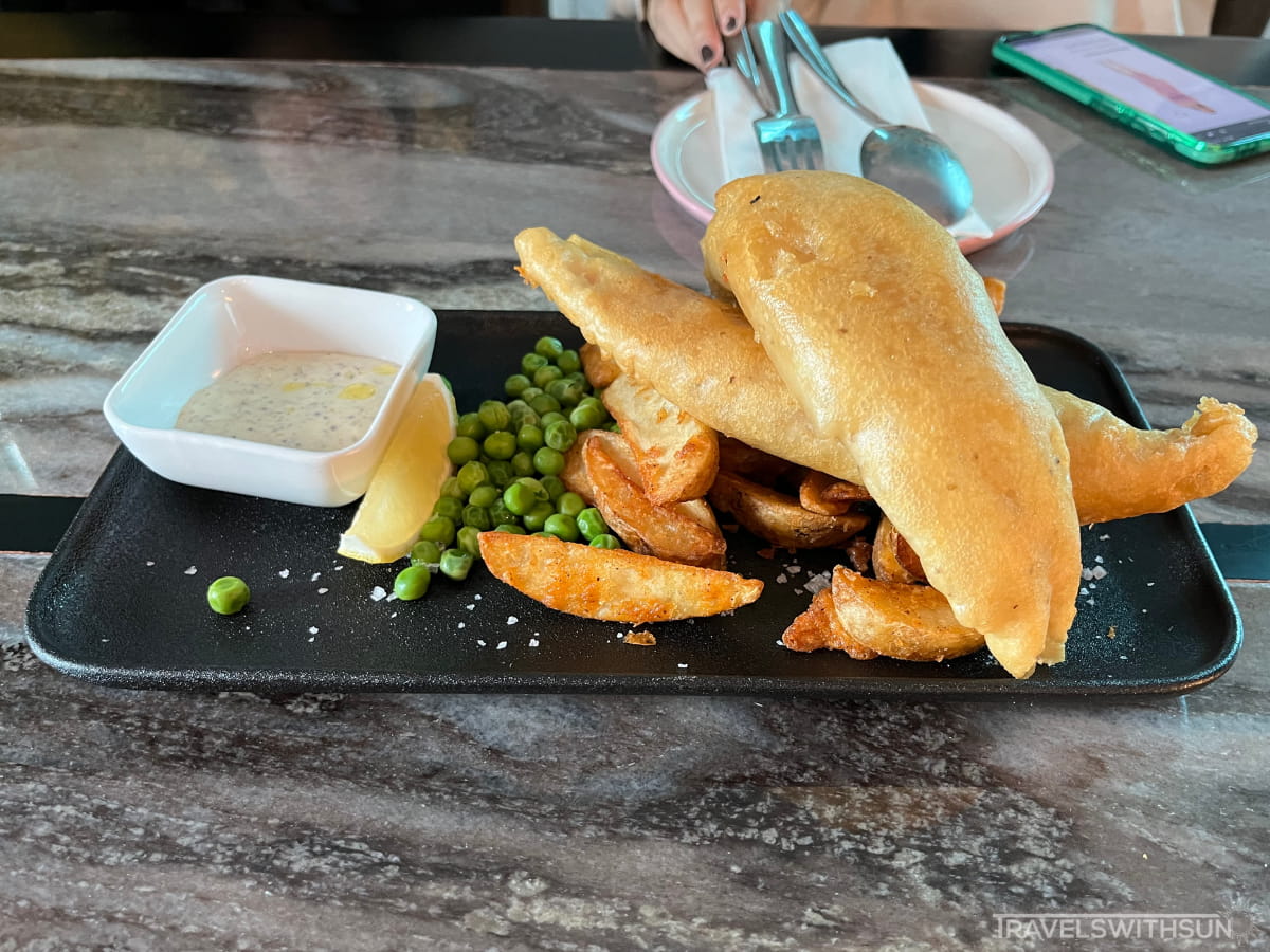 Fish And Chips At Grove Diner In Ipoh