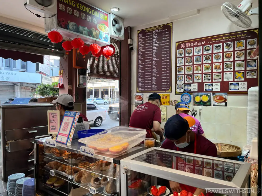 Food Counter At Chang Keong Dim Sum Restaurant