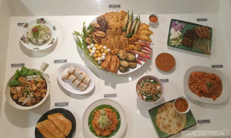 Food From Different Cultures And Races In Malaysia Presented At Wonder Food Museum