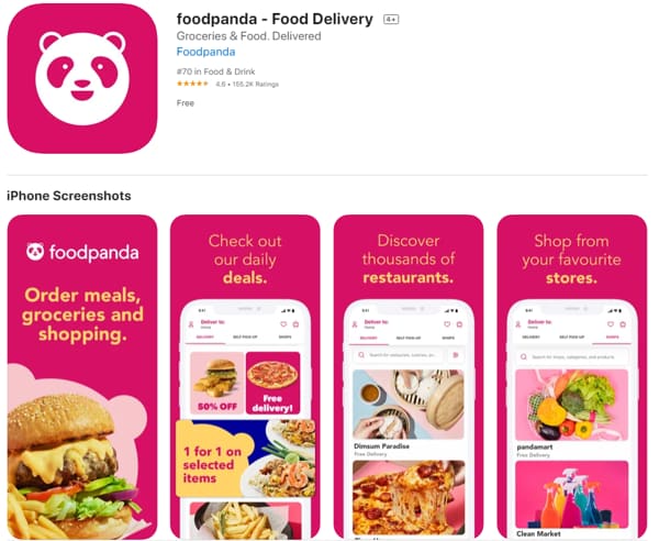Foodpanda iOS App