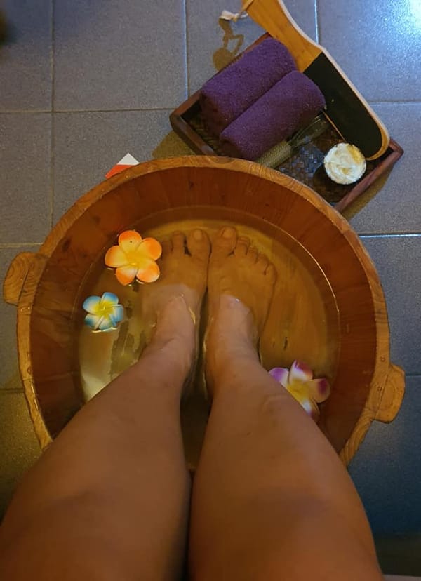Foot Soaks And Other Pampering Activities At Bedrock Island Beauty Center