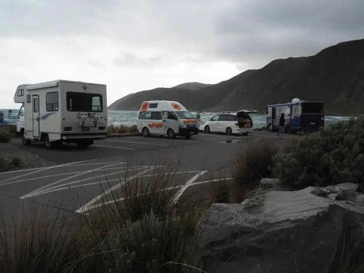 Free campground for self-contained vehicles in Wellington - more on visiting New Zealand during the winter months on www.travelswithsun.com