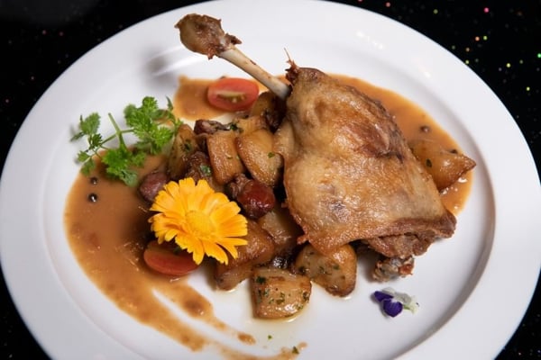 French Duck Confit - A Popular Dish At Chez Gaston