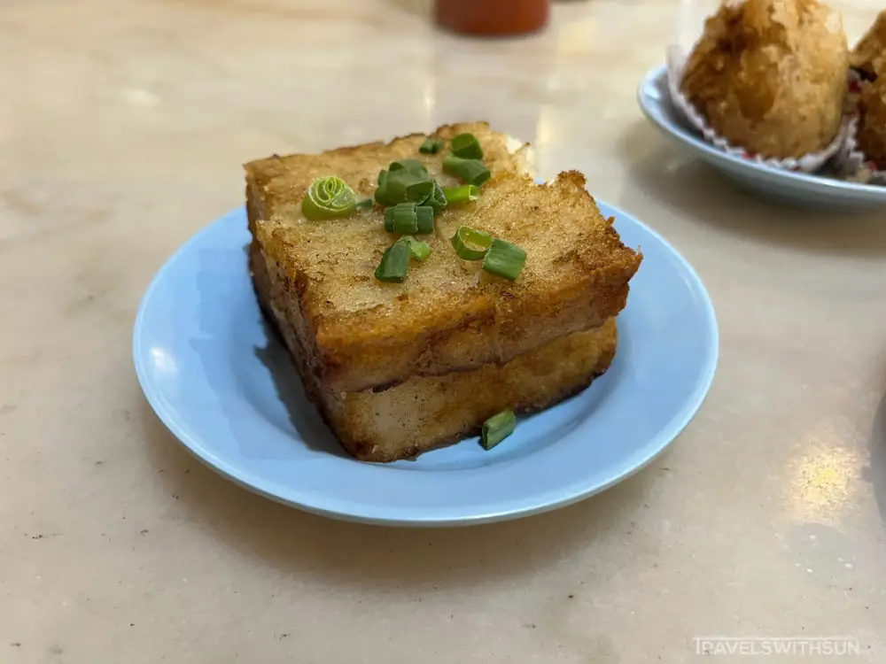Fried Radish Cake At Chang Keong Dim Sum Restaurant