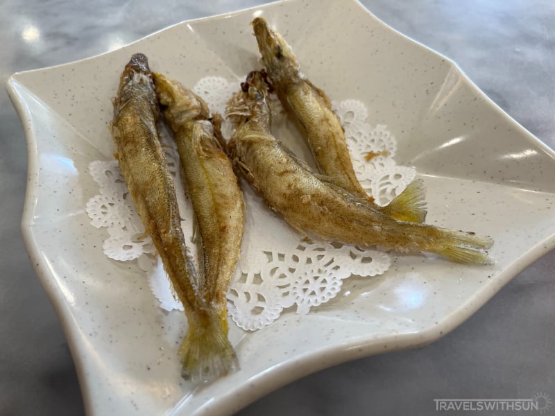 Fried Silver Sillago Fish At Ka Bee Café Near Chew Jetty Of Penang