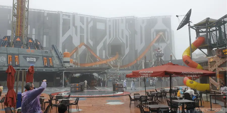Front Of Andromeda Base At Genting Highland Outdoor Theme Park