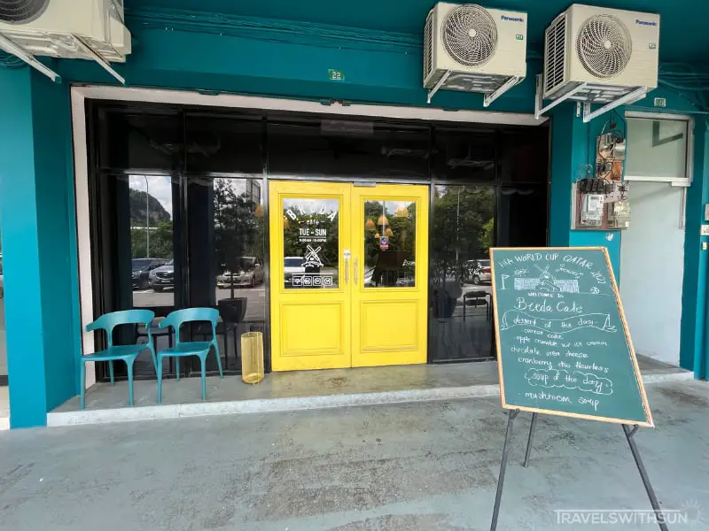 Front Of Breda Cafe In Ipoh