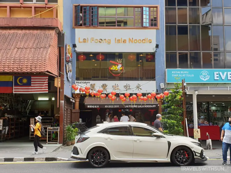 Front Of Lai Foong Lala Noodles In KL
