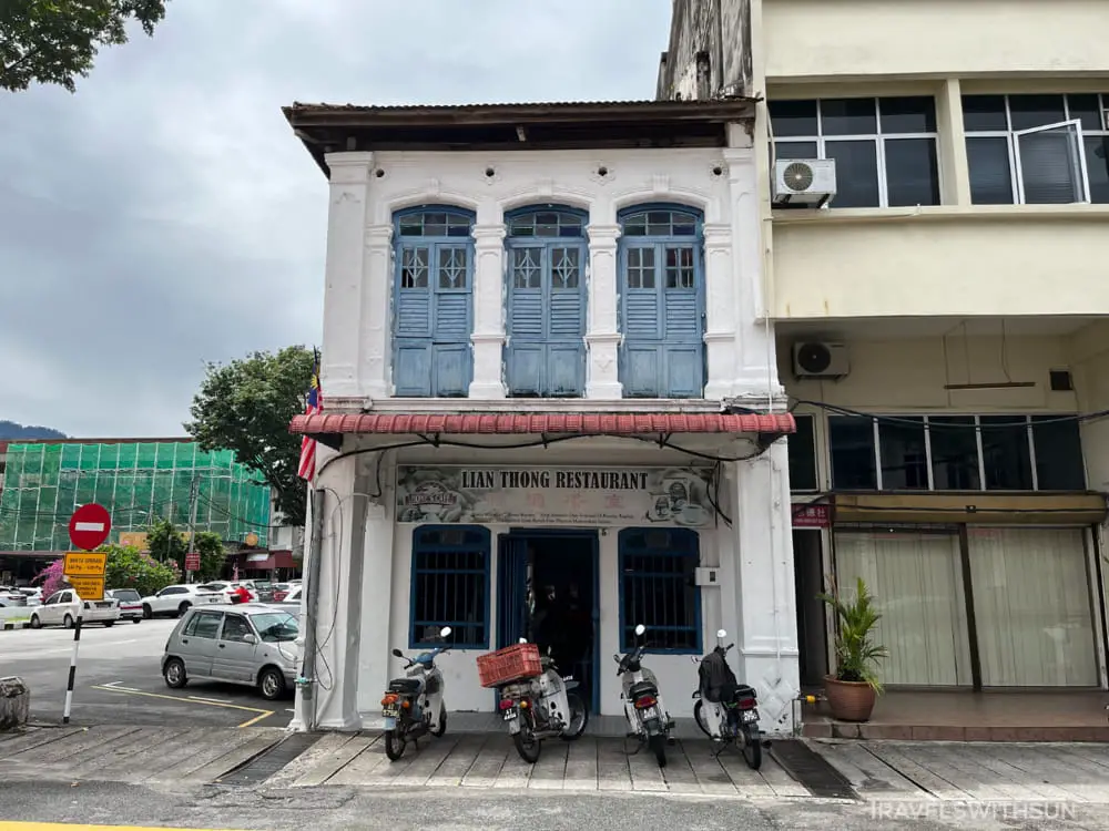 Front Of Lian Thong Restaurant, Taiping