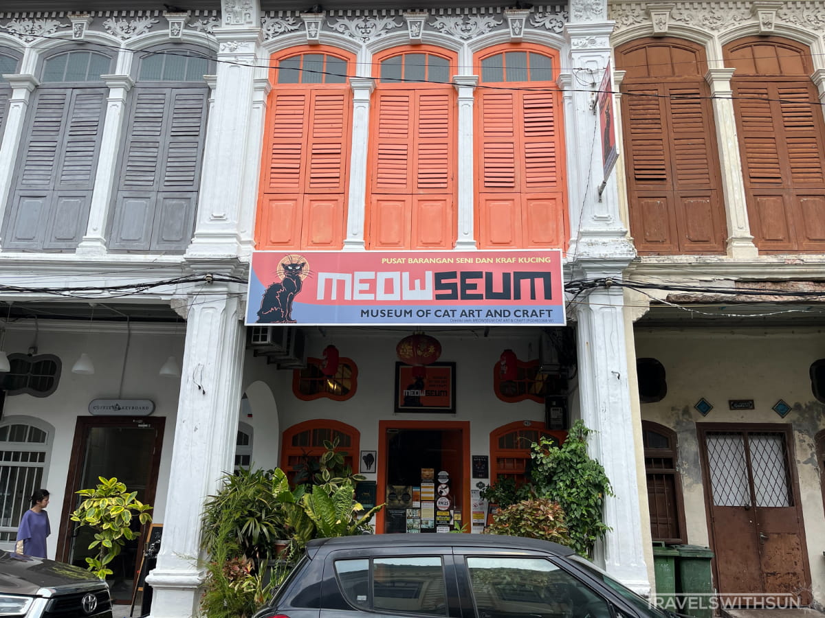 Front Of Meowseum Museum Of Cat Art & Craft In George Town, Penang