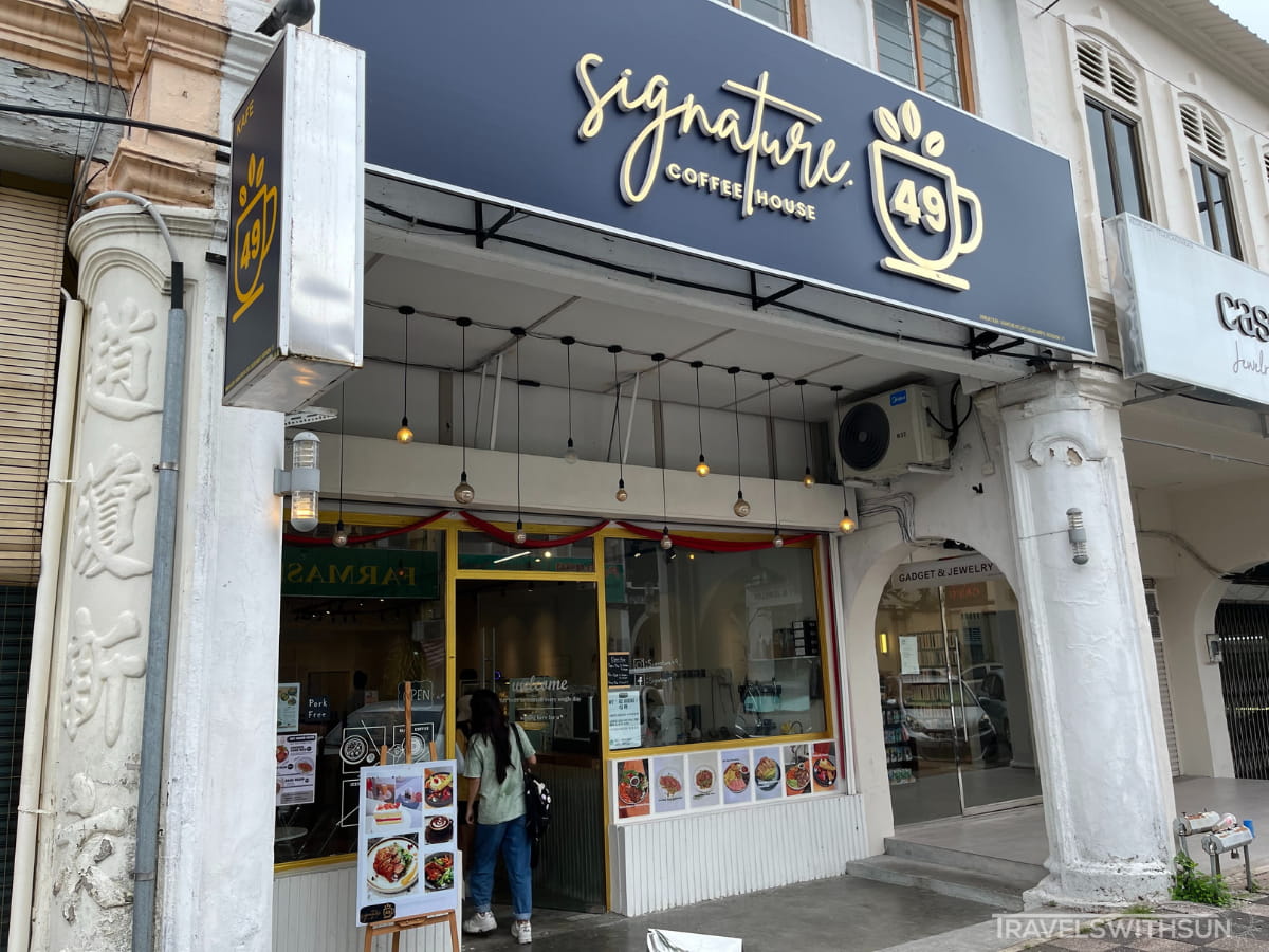Front Of Signature 49 Cafe In Ipoh Old Town