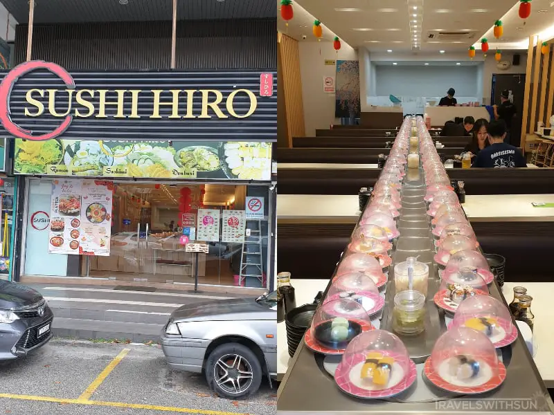 Front Of Sushi Hiro SS2 And The Sushi Conveyor Belt