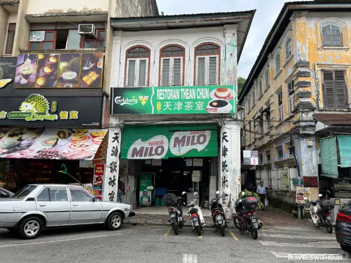 Front View Of Ipoh Thean Chun Coffee Shop