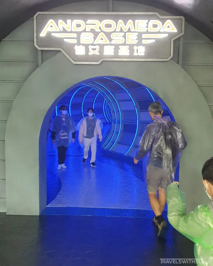 Futuristic Entrance to Andromeda Zone