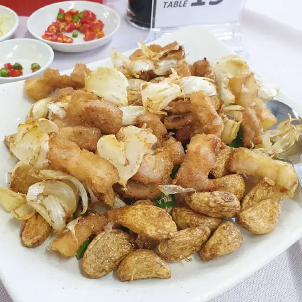 Garlic Fried Pork - A Must Try Dish At Restoran Xfrens, Subang Jaya