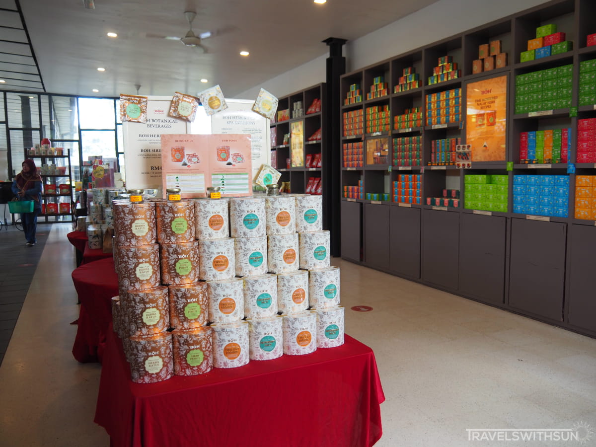 Gift Shop At The BOH Sungai Palas Tea Centre
