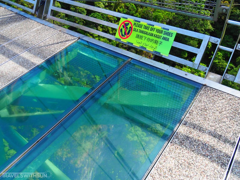 Glass Panels Along The Langkawi Sky Bridge