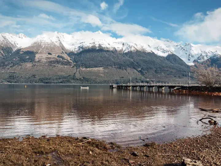Glenorchy old wharf- One of the highlights in our 1 month self-drive trip around New Zealand during winter. More on www.travelswithsun.com