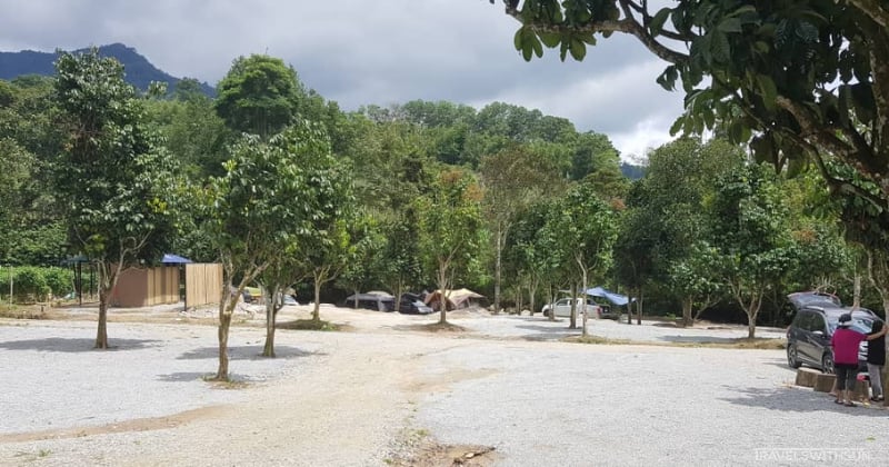 Gravel Covered Campground At Camperz Hideout In Bentong