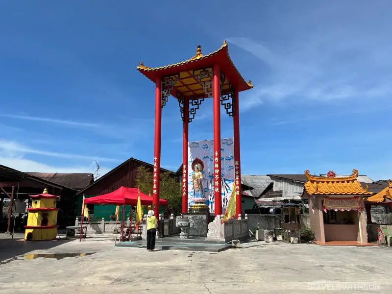 Guan Yin Statue At Shang Di Temple In Kuala Sepetang