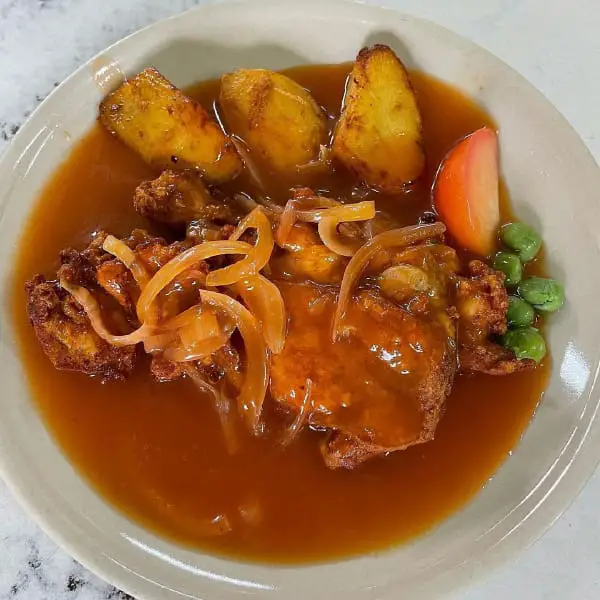 Hainanese Chicken Chop At Cathay Hailam Kopitiam, Klang