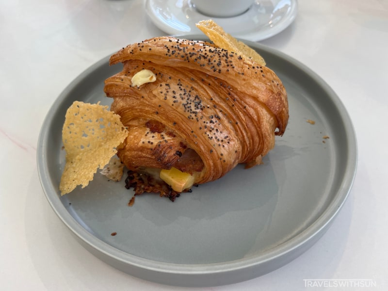 Ham And Cheese Croissant At Etre Patisserie In Ipoh