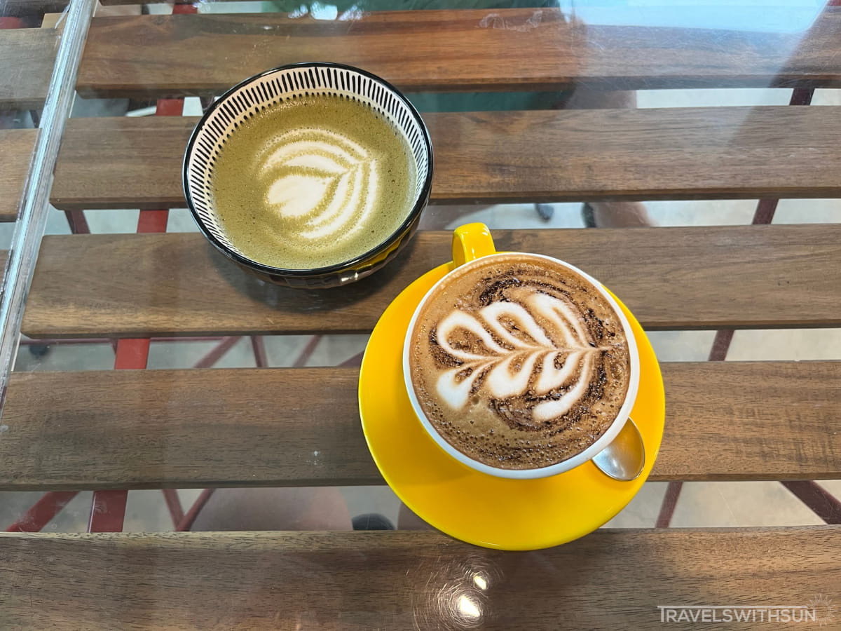 Hojicha And Cappuccino At Little Allegra Bakery In Ipoh