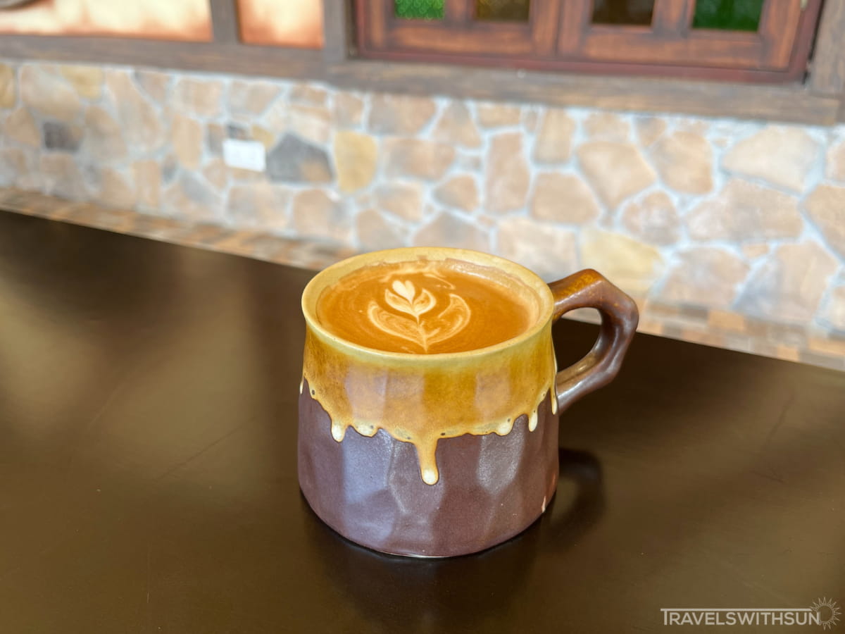 Hot Latte At Hobbitoon Village At Perak