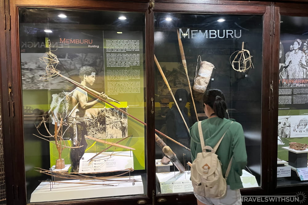 Hunting Exhibit Of The Orang Azli At Perak Museum In Taiping