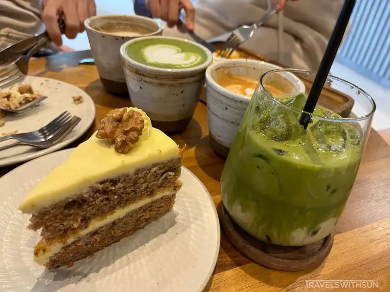 Iced Matcha Latte At Ferment Boulangerie In Ipoh