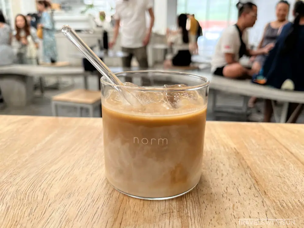 Iced White Coffee At Norm Micro Roastery Cafe In George Town, Penang