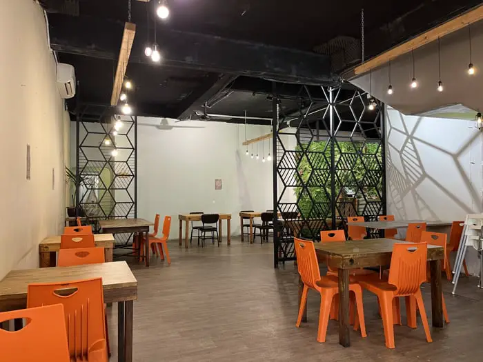 Indoor Seating At Let's Meat In Penang