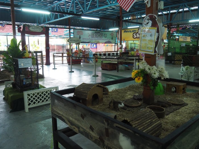 Indoor Section Of Pavilion Petting Zoo At Gunung Lang