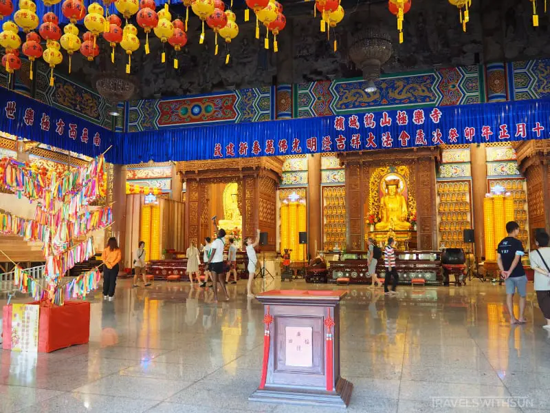 Inside The Hall Of Bodhisattvas At Kek Lok Si