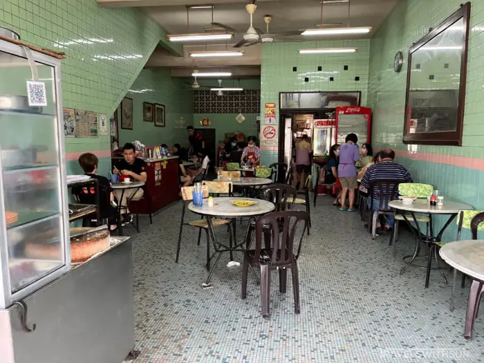 Interior Of Chuan Fatt Curry Mee Shop In Ipoh