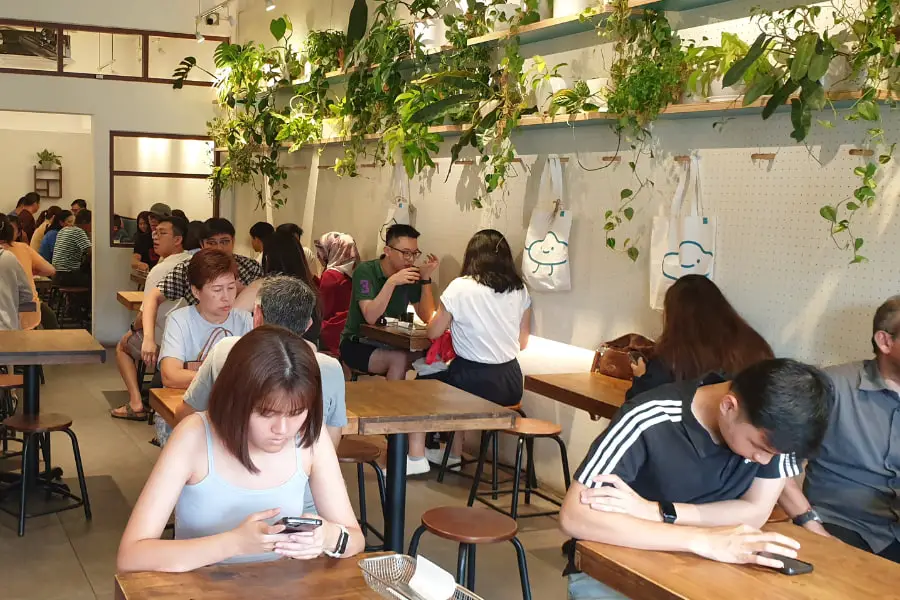 Interior Of Fluffed Cafe At Paramount Garden In Petaling Jaya