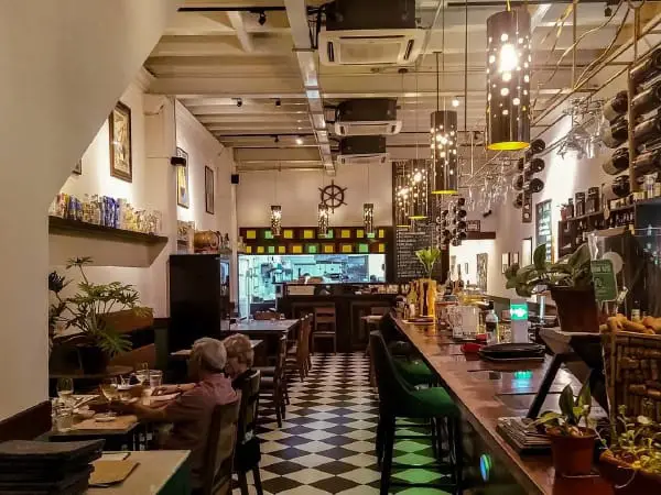 Interior Of Via Pre Penang Italian Restaurant