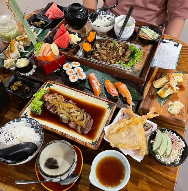 Japanese Bento Set And Other Dishes At Shin Zushi Puchong