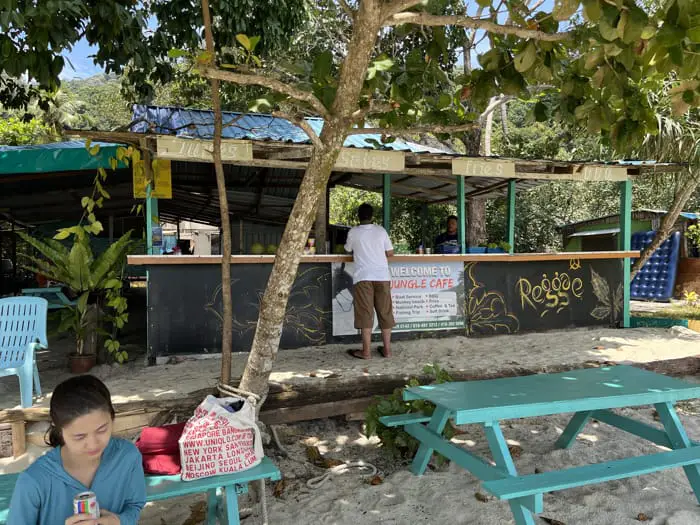 Jungle Cafe On Monkey Beach At Penang National Park