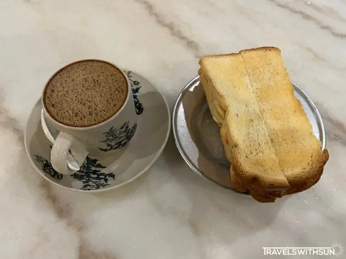 Kaya Toast And Ipoh White Coffee At Chang Jiang White Coffee