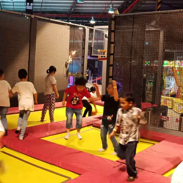 Kids Enjoying Themselves At The Dino Gym At KOMTAR Penang